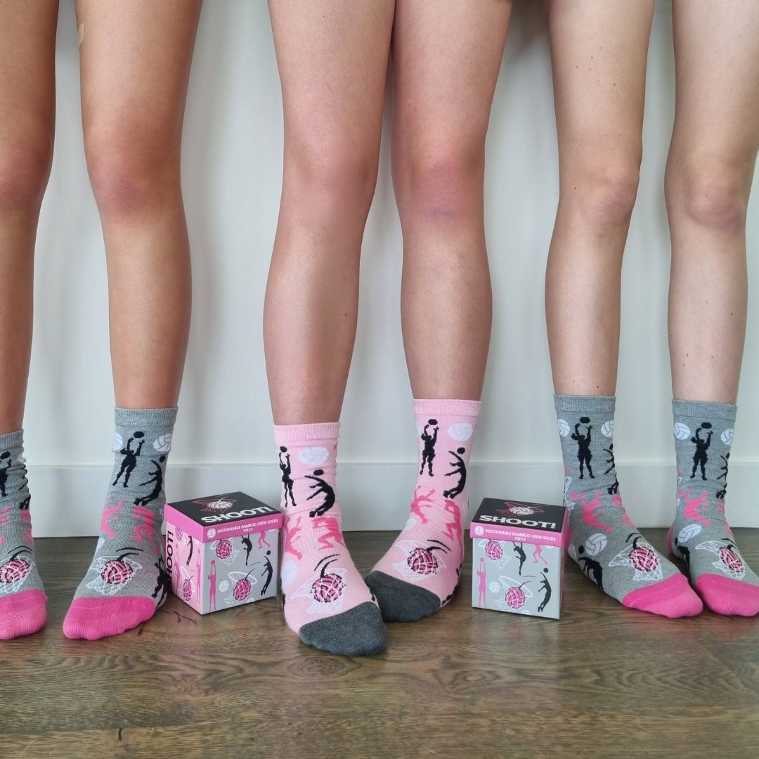 Netball Bamboo Socks Gift Set