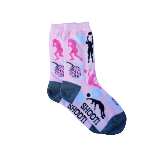 1 Pair | Pink Netball Socks