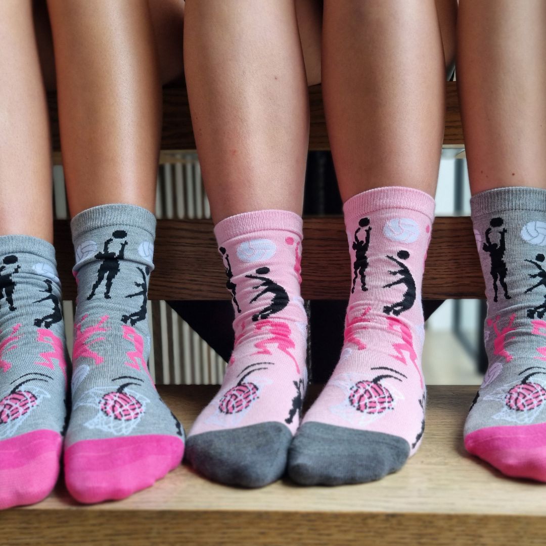 Netball Bamboo Socks Gift Set