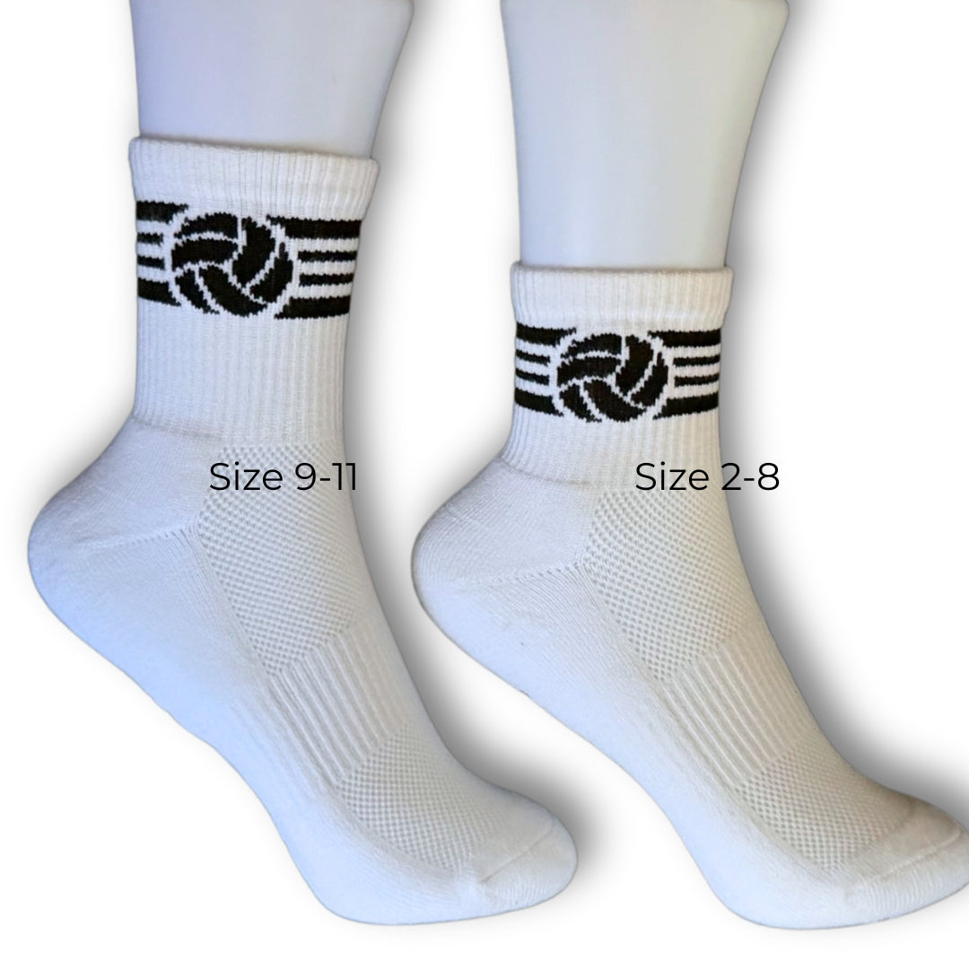 3-Pack Cushioned Bamboo Netball Socks